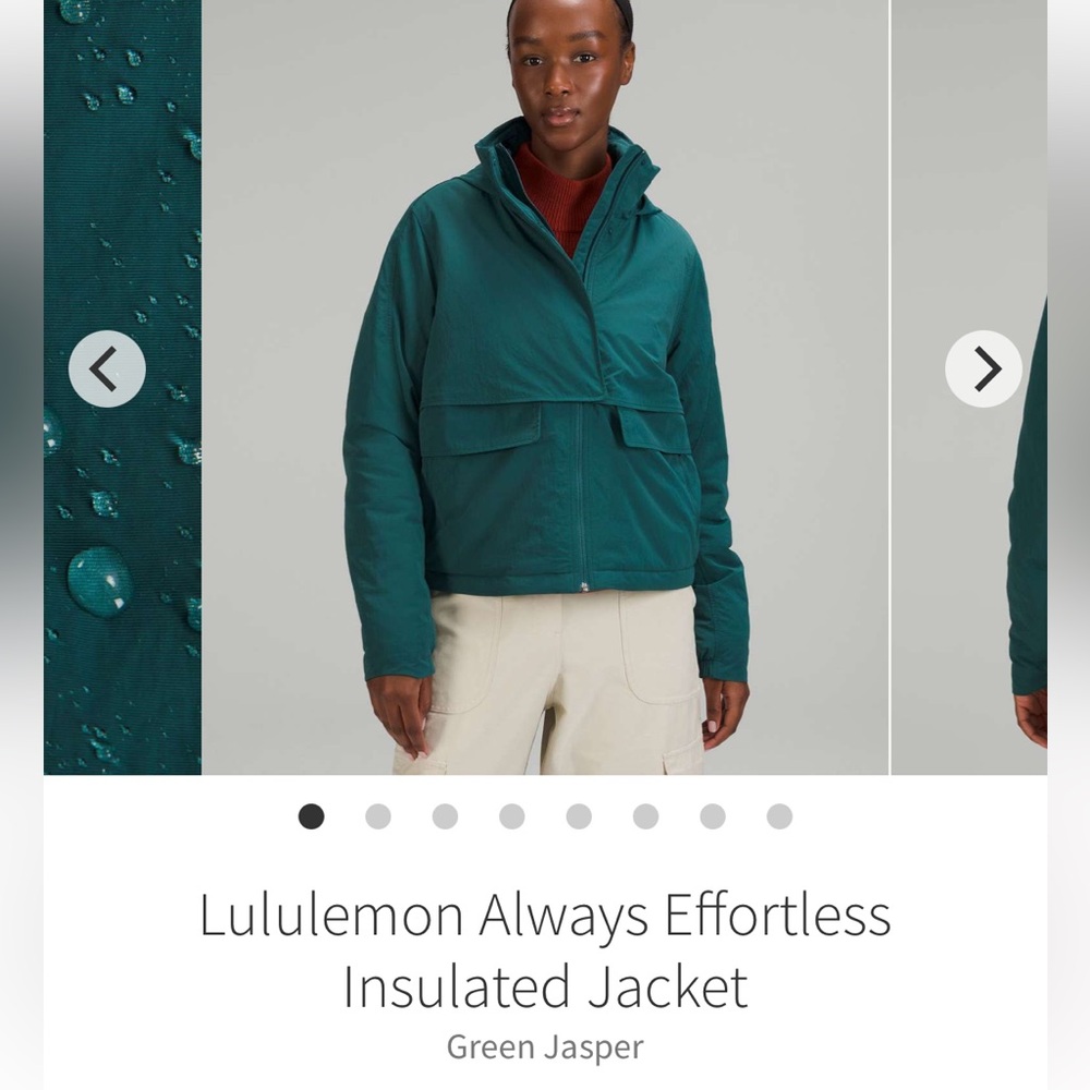 lululemon athletica Always Effortless Insulated Jacket - Green Jasper